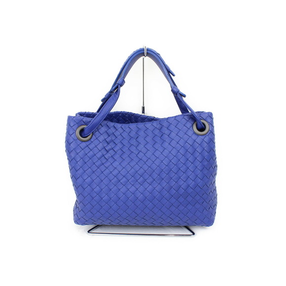 Bottega Veneta Medium Garda Bag Leather Blue - Picture 1 of 10